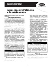 Carrier 38CKC Instrucciones De Instalación