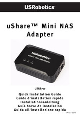 USRobotics uShare Mini NAS Adapter Guía Breve De Instalación