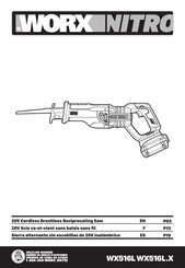 Worx Nitro WX516L.X Manual De Instrucciones