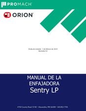 Pro Mach ORION Sentry LP Manual Del Producto