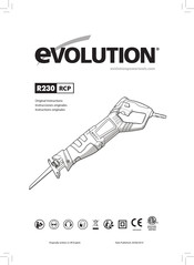 Evolution R230RCP Instrucciones Originales