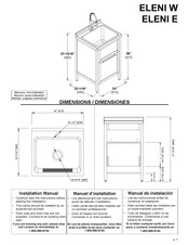 HOMEDEPOT ELENI W Manual De Instalación