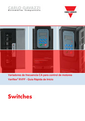 CARLO GAVAZZI Variflex3 RVFF Guía Rápida De Inicio