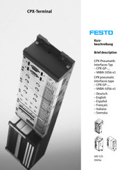 Festo 692 125 Instrucciones Para El Usuario