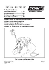 Titan Performance 450e Serie Instrucciones De Uso