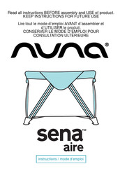 Nuna sena aire Instrucciones