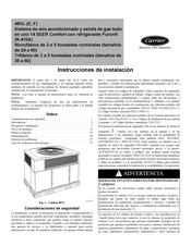 Carrier 48VL-E Instrucciones De Instalación