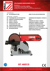 Holzmann BT 46ECO Manual De Instrucciones