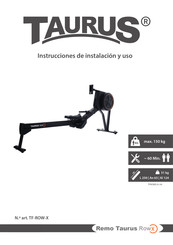 Taurus TF-ROW-X Instrucciones De Instalacion Y Uso