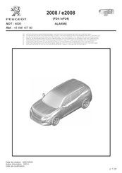 PEUGEOT e2008 Instrucciones De Montaje Para Uso Profesional