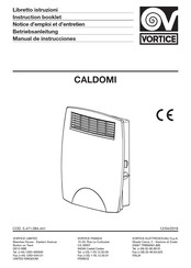 Vortice CALDOMI Manual De Instrucciones