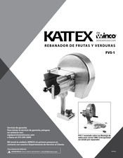 Winco KATTEX FVS-1 Manual De Instrucciones