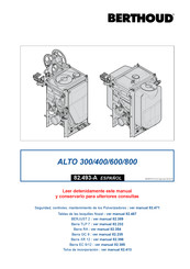 Berthoud ALTO 800 Manual De Instrucciones