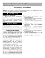 Carrier TSA6 Instrucciones De Instalación