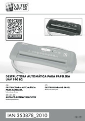 UNITED OFFICE UAV 190 B2 Instrucciones De Uso