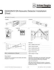 Interlogix GS903N Hoja De Instalación