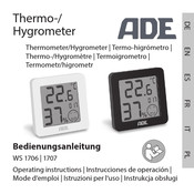 ADE WS 1707 Instrucciones De Operación