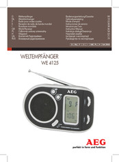 AEG WE 4125 Instrucciones De Servicio