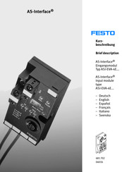 Festo 681 702 Instrucciones Para El Usuario