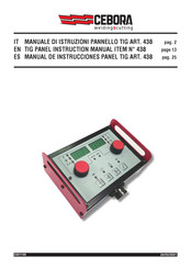 Cebora TIG 438 Manual De Instrucciones