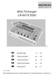 Multiplex MULTIcharger LN-6015 EQU Instrucciones