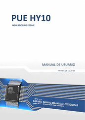 RADWAG PUE HY10 Manual De Usuario