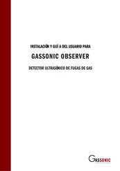 General Monitors GASSONIC OBSERVER Instalación Y Guía Del Usuario