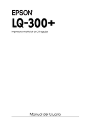 Epson LQ-300+ Manual Del Usuario
