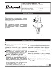 Balcrank 1450-010 Manual Del Usuario