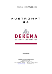 Dekema AUSTROMAT D4 Manual De Instrucciones