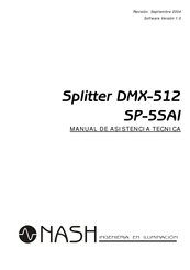 Nash Splitter DMX-512 Manual De Asistencia Tecnica