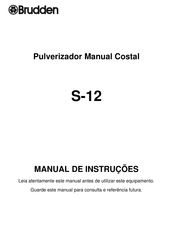 Brudden S 12 Manual De Instrucciones