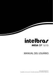 Intelbras MESA OP 1610i Manual Del Usuario