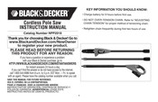 BLACK&DECKER NPP2018 Manual De Instrucciones