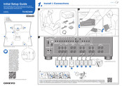 Onkyo TX-RZ3400 Guía De Configuración Inicial