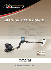 Makro Metal Detectors GOLD RACER Manual Del Usuario