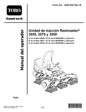 Toro Reelmaster 3575 Manual Del Operador