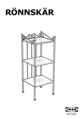 IKEA RÖNNSKÄR Manual De Instrucciones