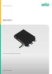 Wilo DDI-I Instrucciones De Instalación Y Funcionamiento