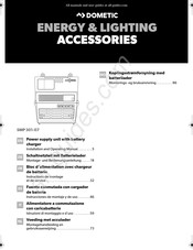 Dometic SMP301-07 Instrucciones De Montaje Y De Uso