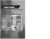 BLACK&DECKER Home Flavor Scenter Steamer Deluxe Manual Del Usuario