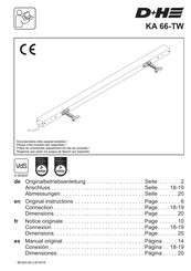 D+H KA 66-TW Manual Original