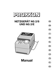 Proxxon NG 2/S Manual De Instrucciones