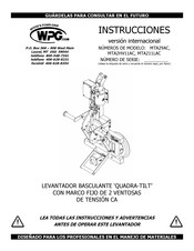 WOOD'S POWR-GRIP MTA211LAC Instrucciones