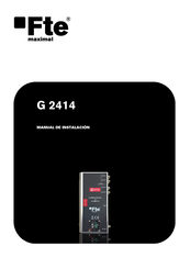 FTE Maximal G 2414 Manual De Instalación