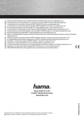 Hama RF 2000 Manual De Instrucciones