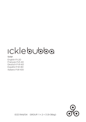 Ickle Bubba Solar Manual Del Usuario