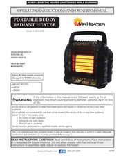 MrHeater MH12HB Instrucciones De Uso Y Manual Del Usuario