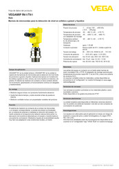 Vega VEGAMIP T61 Hoja De Datos Del Producto