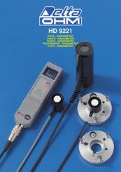 Delta OHM HD 9221 Guía Del Usario